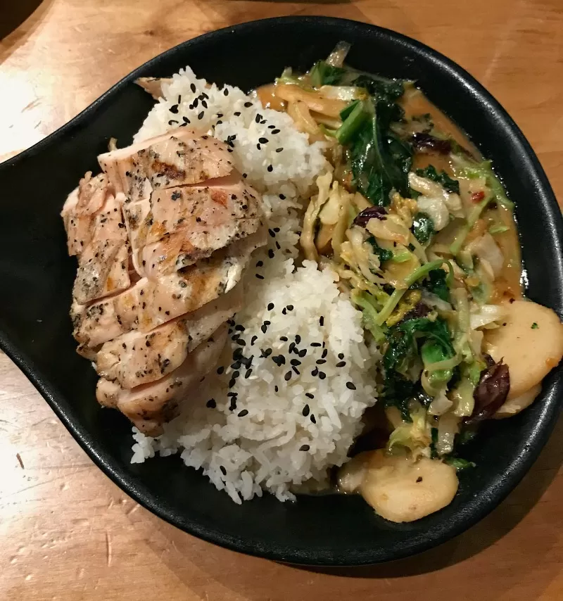 Chicken & Rice Bowl at Sunriver Brewing Co Restaurant