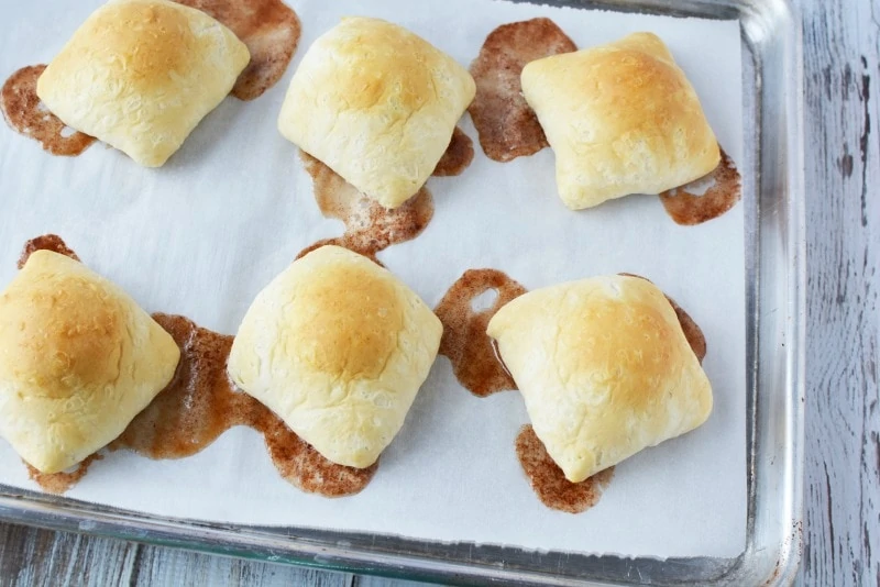 Empty Tomb Rolls after baking