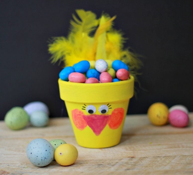 Baby Animal Painted Pots for Easter for Candy Dish, Easter Decor or Mini Easter Baskets