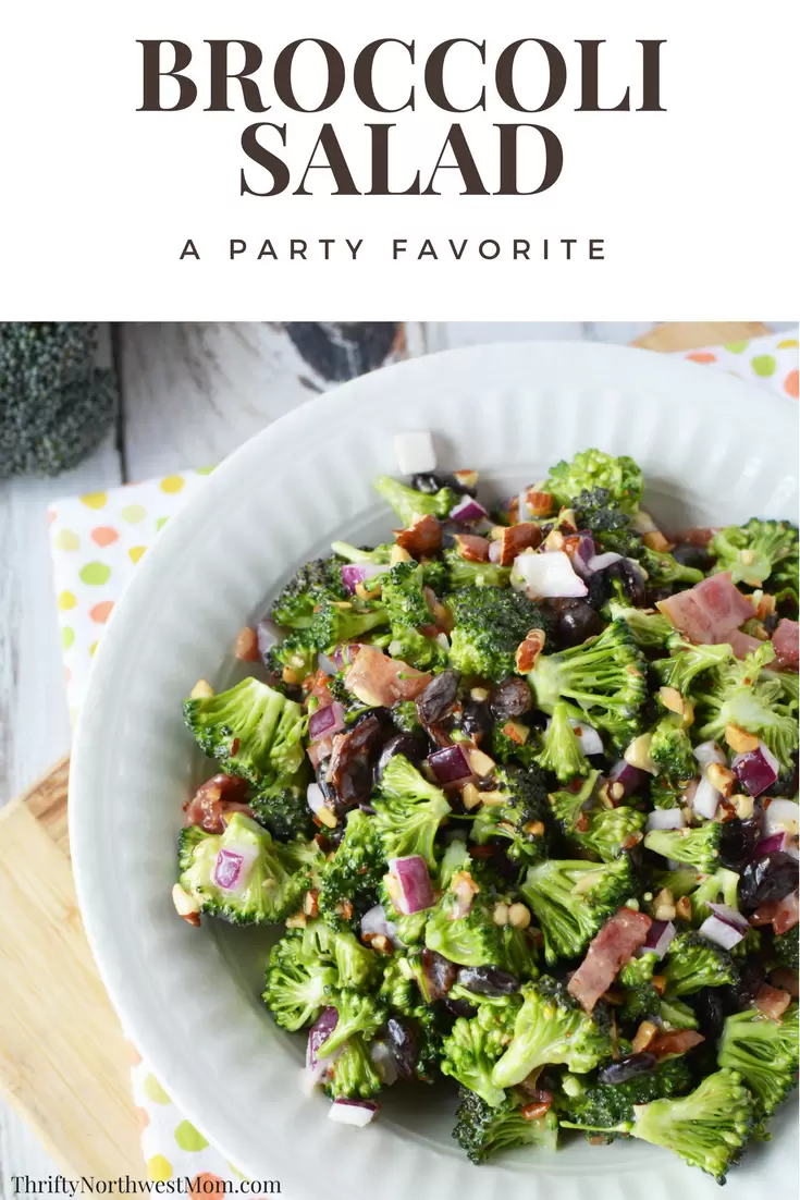Easy Broccoli Salad for Potlucks