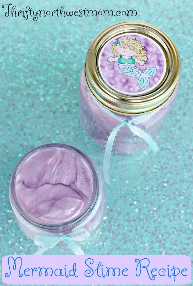 Mermaid Slime Recipe (Using Fluffy Slime Recipe)