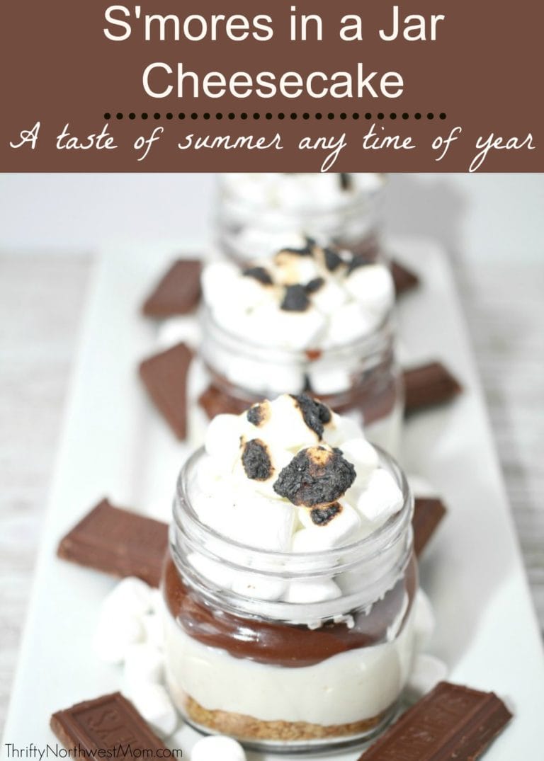 S’mores Cheesecake in a Jar Recipe + How-To Video