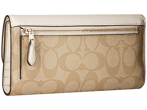 coach signature pvc checkbook