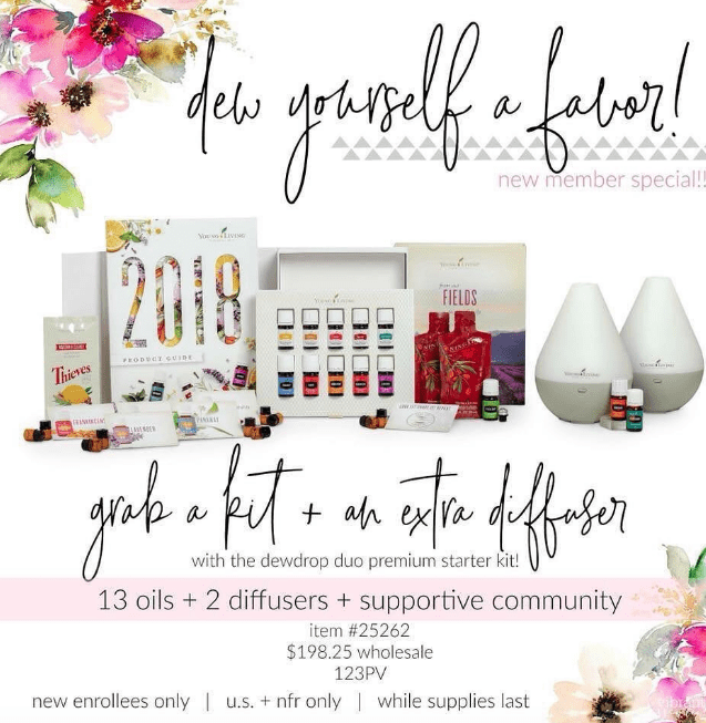 Essential Oils Sale Special Premium Starter Kit Sale 2 Diffusers