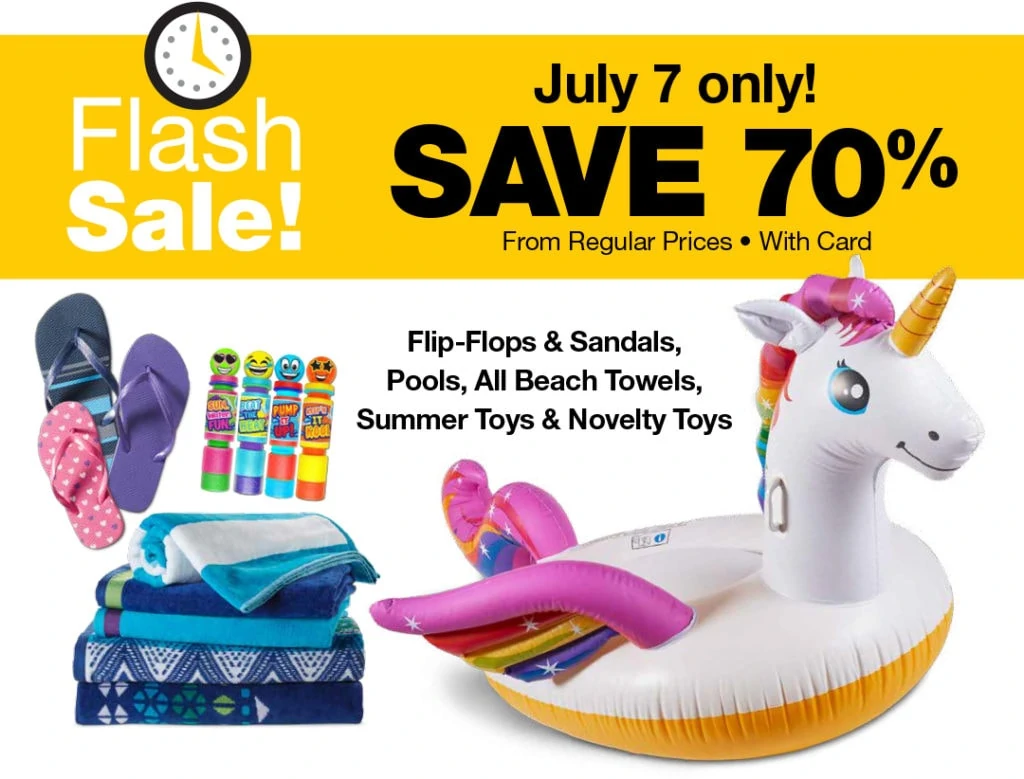 70% Off Flash Sale For Summer Toys at QFC – Today Only!