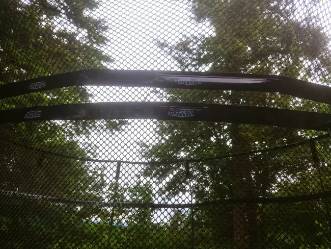 Installing trampoline sprinkler
