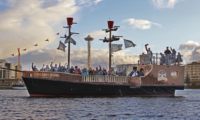 Pirate Cruise In Seattle (Interactive Family Cruise) – $16 Per Person !!