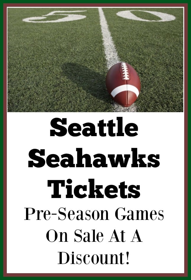 seattle seahawks preseason tickets