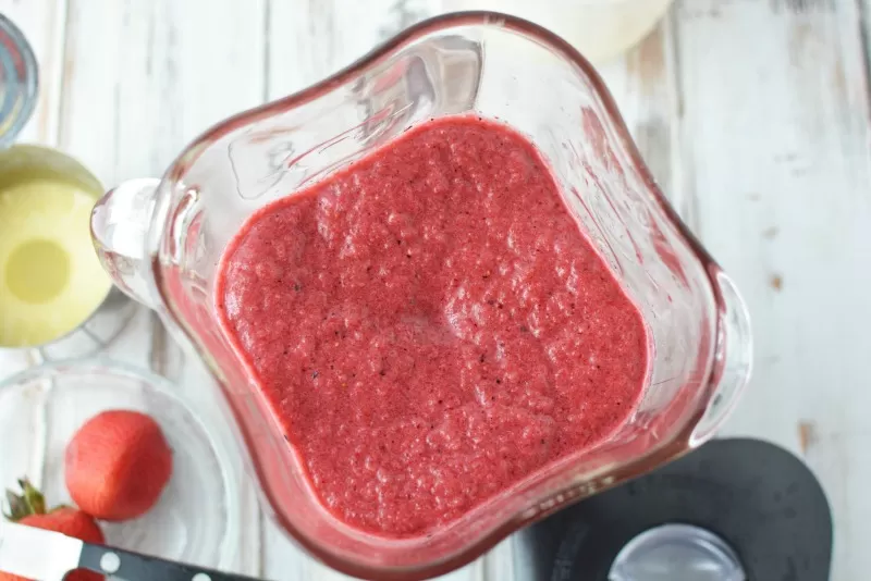 Berry Pineapple Smoothie Blended