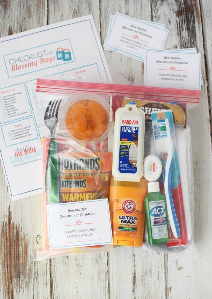 Blessing Bags with Free Printables