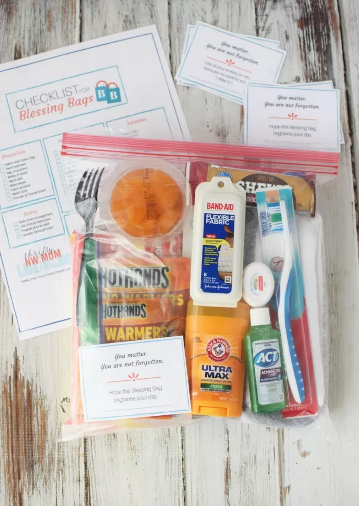 Blessing Bags with Free Printables