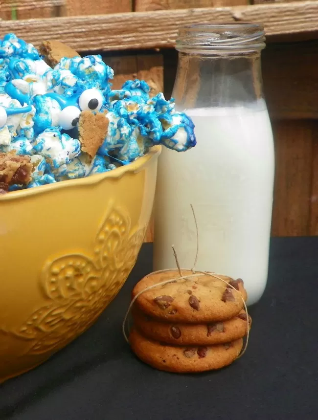 Cookie Monster Popcorn Recipe – Fun & Frugal Idea for a Party!