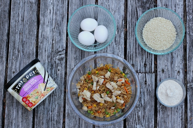 Fried Rice Ball Ingredients