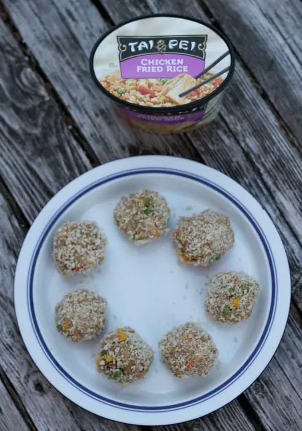 Fried Rice Balls before cooking