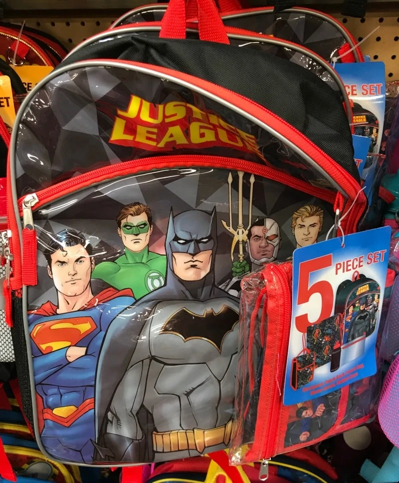 Justice League Backpack Set