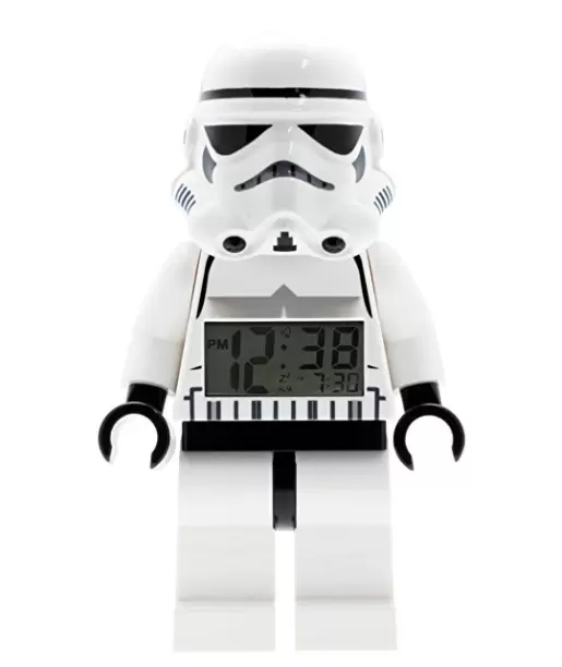 LEGO Star Wars Stormtrooper Kids Minifigure Light Up Alarm Clock