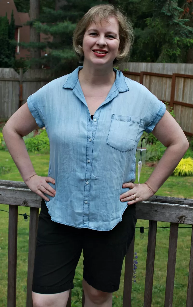 Stitch Fix Chambray Top