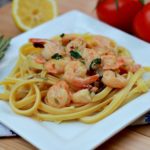 Tuscan Shrimp Scampi is creamy with bold flavors for a delicious dish.