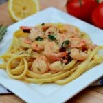 Tuscan Shrimp Scampi is creamy with bold flavors for a delicious dish.