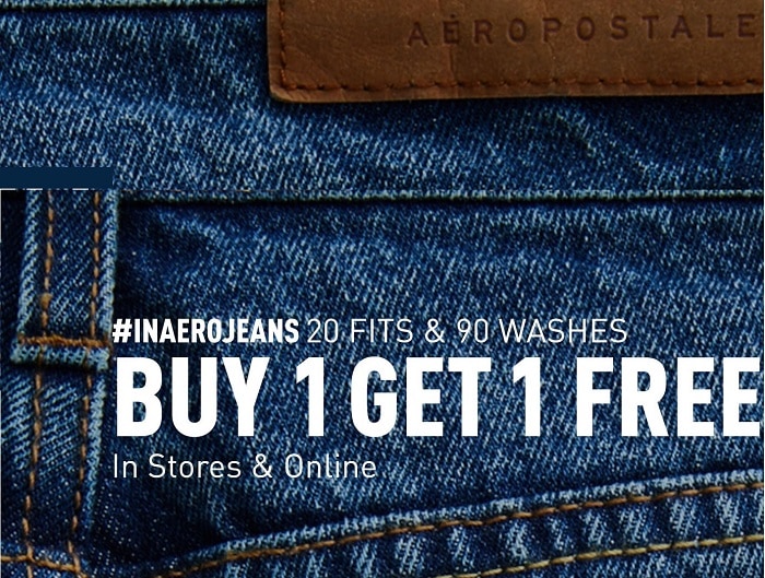 Aeropostale Jeans BOGO Free + Free Shipping Today