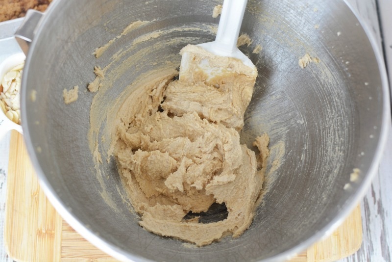 Apple Cake Frosting being mixed