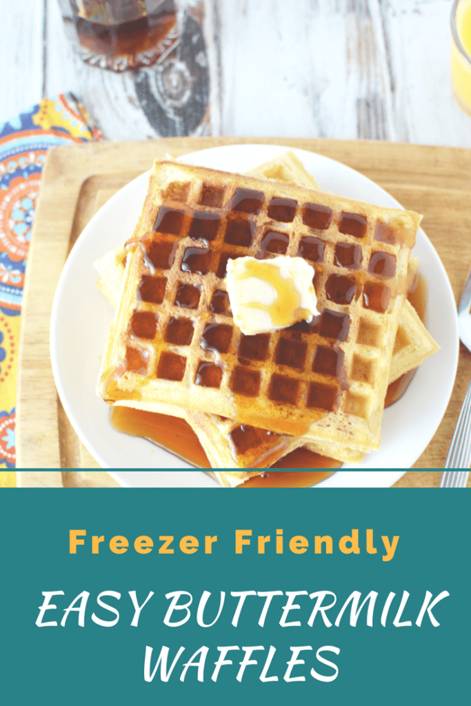 Easy Buttermilk Waffles – Freezer Friendly for Busy School Days