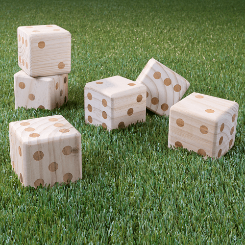 Giant Wooden Yard Dice $15.99 (Reg $27.13)