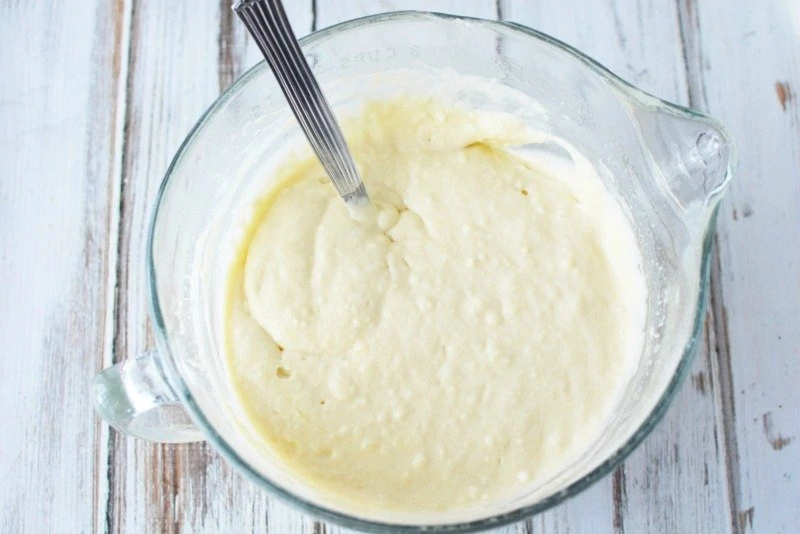  Mixing Easy Buttermilk Waffle Batter