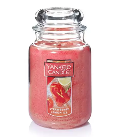 Yankee Candle Large Jar Candle, Strawberry Lemon Ice