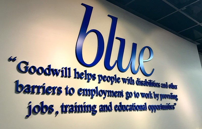 Blue Goodwill Store's Commitment