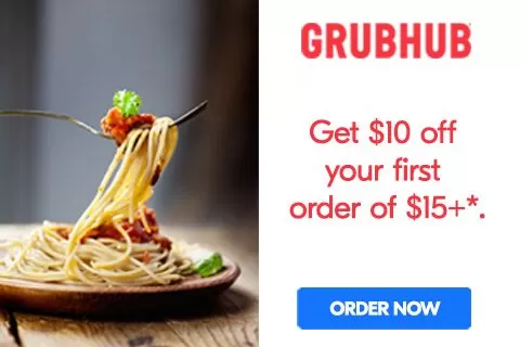 Grubhub Promo Code – Get $5 Off First Food Delivery of $15+