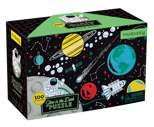 Outer Space 100-Piece Glow-in-the-Dark Puzzle