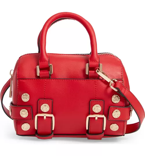 Bianca Studded Faux Leather Bowler Bag $23.98 (Reg $48)