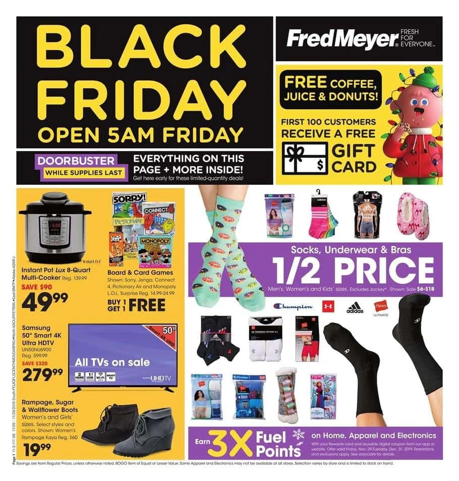 Fred Meyer Black Friday Deals for 2019! XBox One S Console for $170 & more!