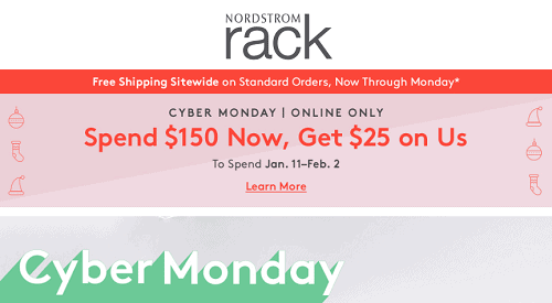 Nordstrom Rack Cyber Monday Sale