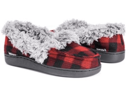 Muk Luk Buffalo Check Slippers