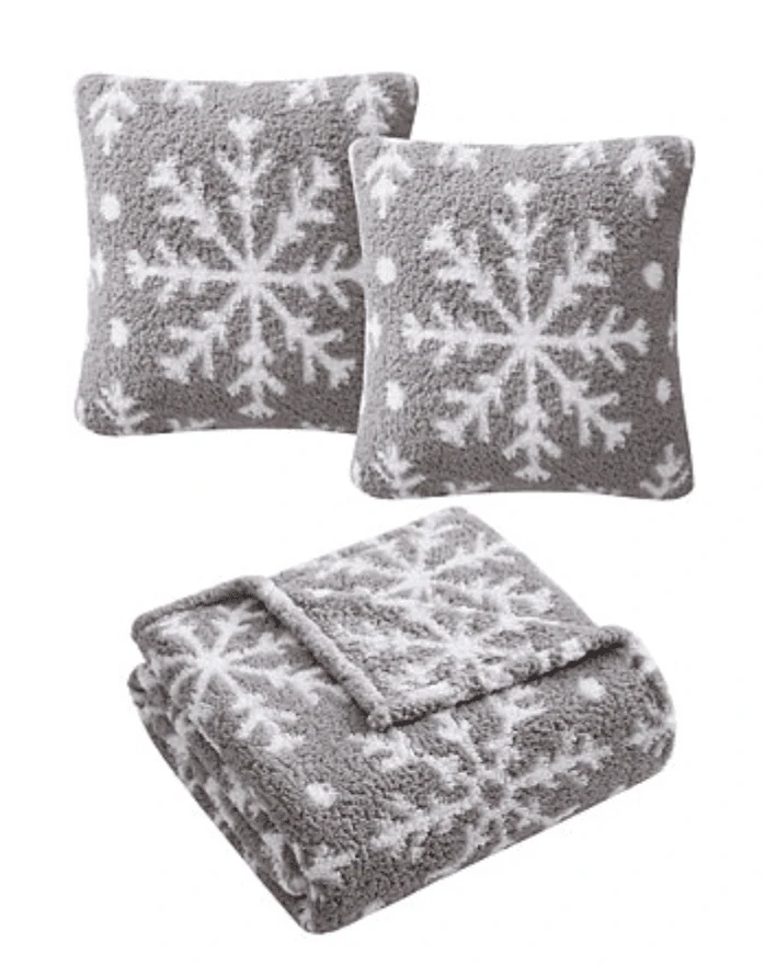 Holiday decorative pillows & throw at macys