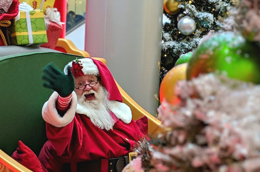 Sneak Peek of Santa at Santa HQ in Portland OR