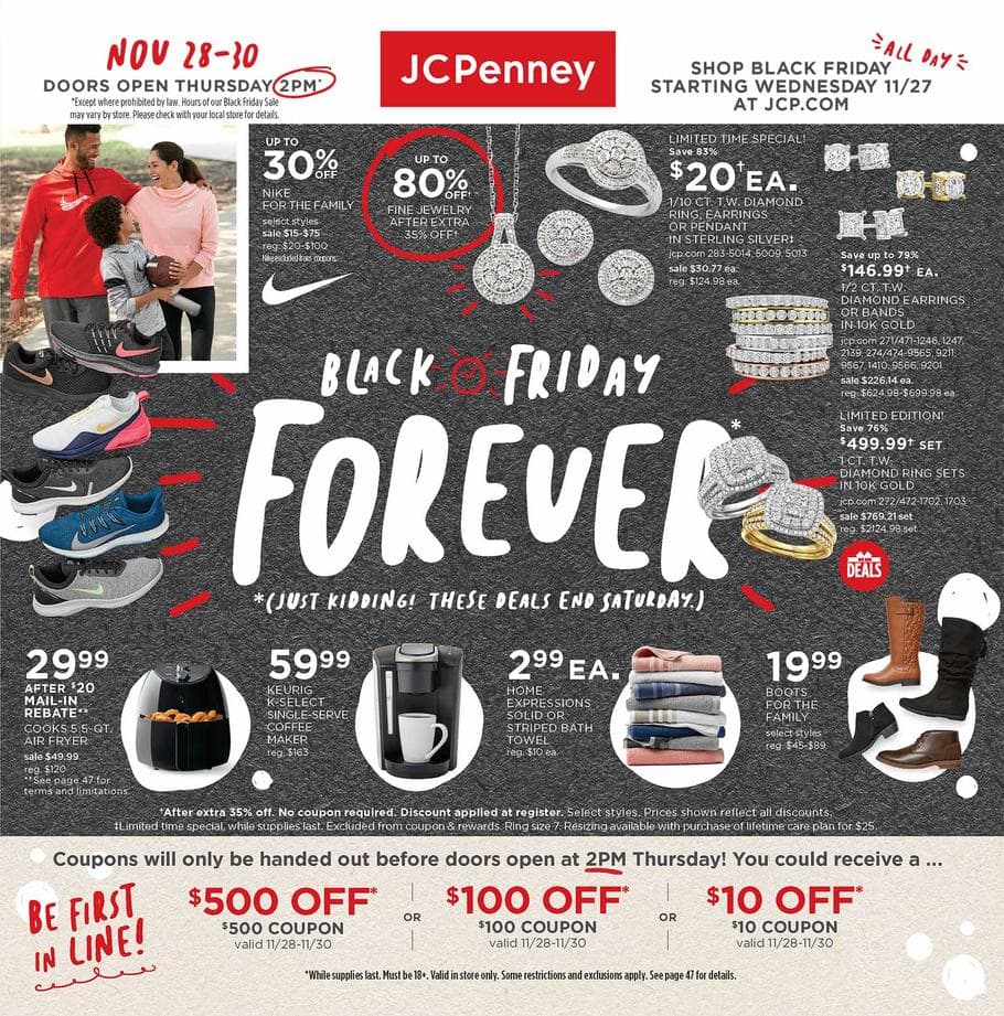 JCPenney Black Friday Deals 2018  Jcpenney black friday, Black friday ads,  Black friday banner