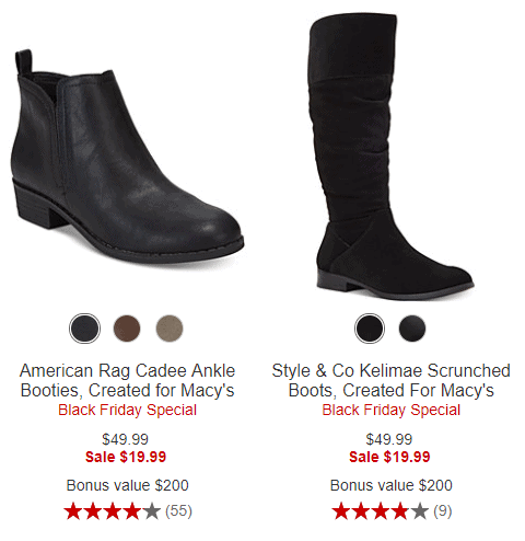 BOGO Boot Sale At Macy&#39;s Cyber Monday Sale