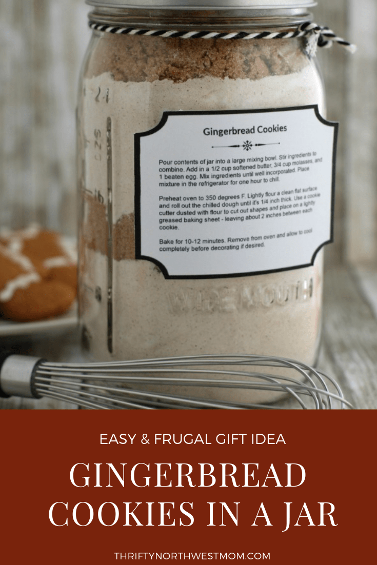 Gingerbread Cookies in a Jar – Easy & Frugal Christmas Gift