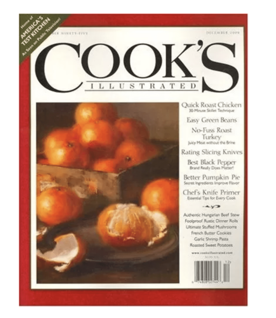 Cook's Illustrated Magazine Subscription - $8.99 a Year! (74% Off ...