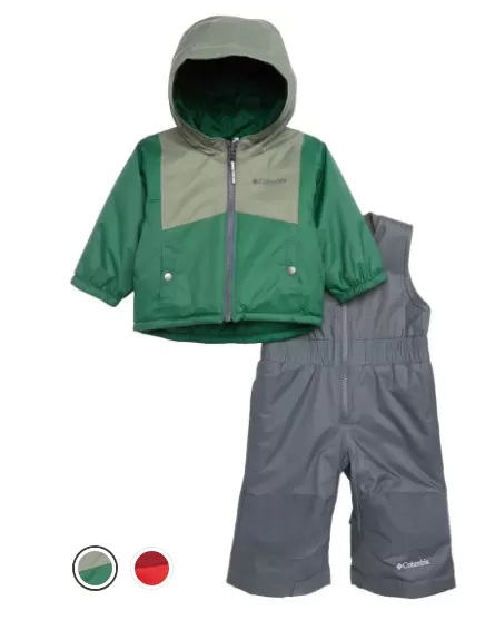 Columbia Double Flake Waterproof Insulated Jacket & Bib Snowsuit