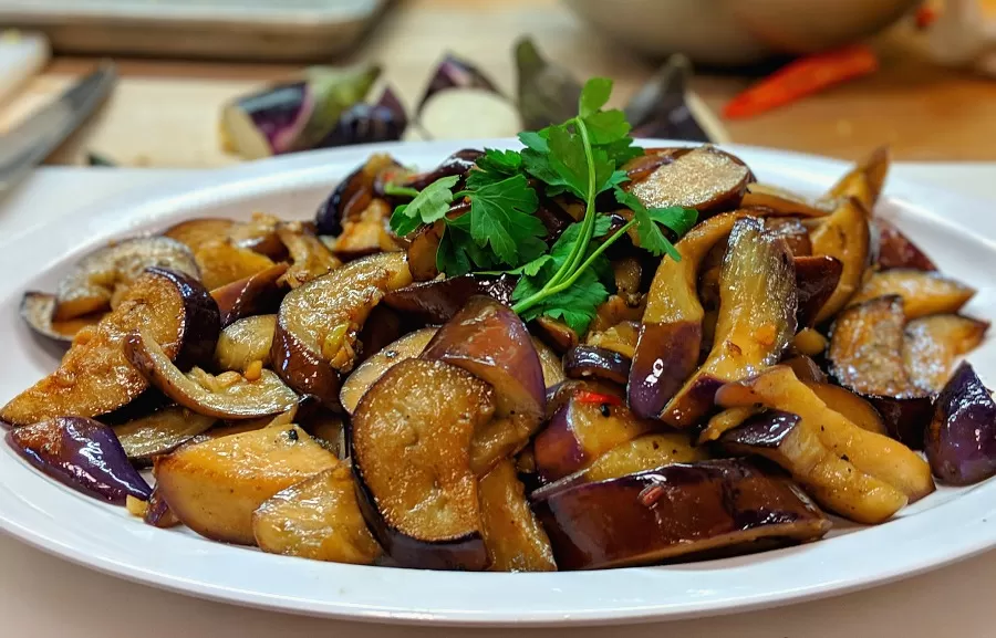 Spicy Garlic Asian Eggplant Recipe