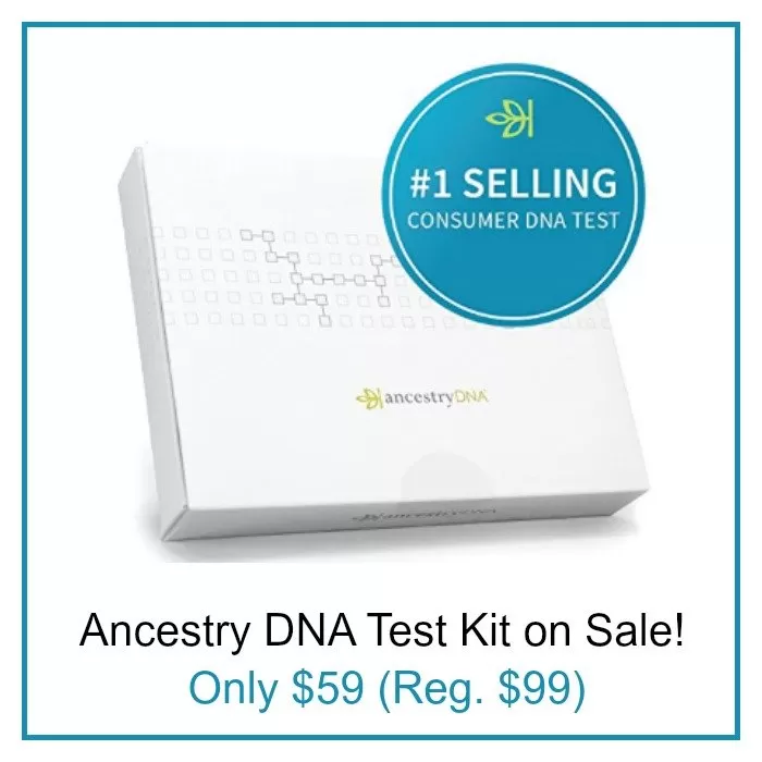 Ancestry DNA Sale – $59 (reg $99)!