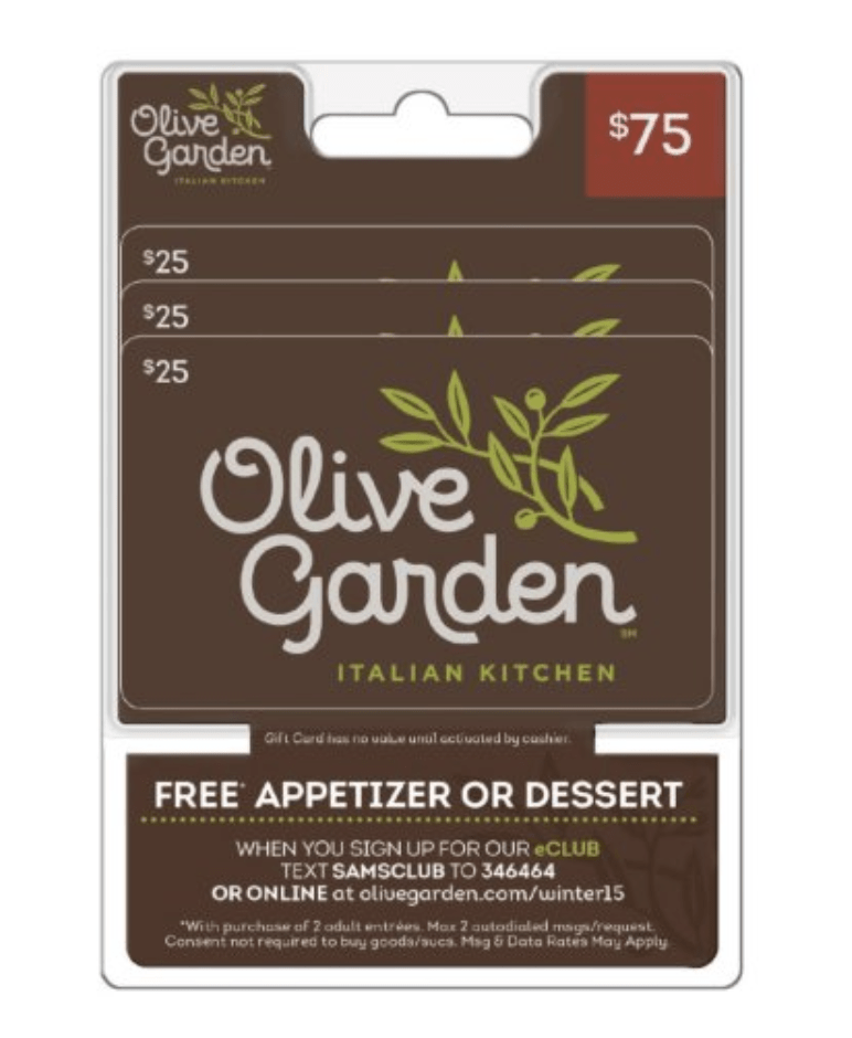 Olive Garden Gift Card