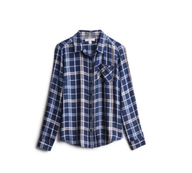 Stitch Fix Blue Plaid Shirt