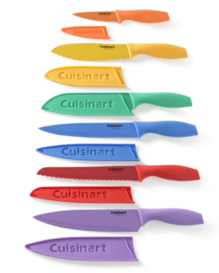 Cuisinart 12-Pc. Ceramic Coated Cutlery Set JUST $2.42 (Reg $50)