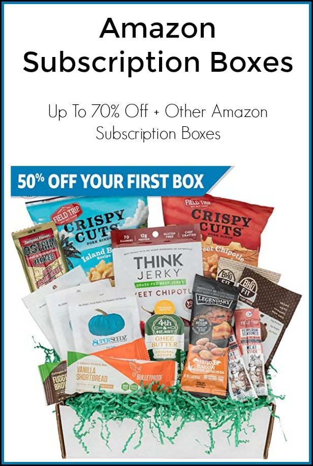 Amazon Food Subscription Boxes Up To 70 Off + Other Amazon Subscription Boxes Thrifty NW Mom