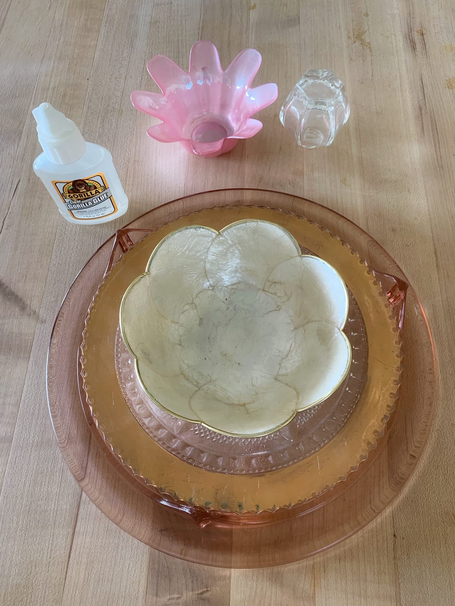 Glass Flowers Using Recycled Glass Plates To Make Beautiful Flower Art Thrifty NW Mom